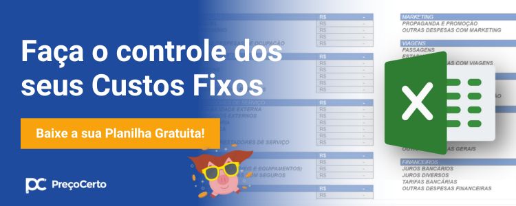 conheça a planilha de custos fixos